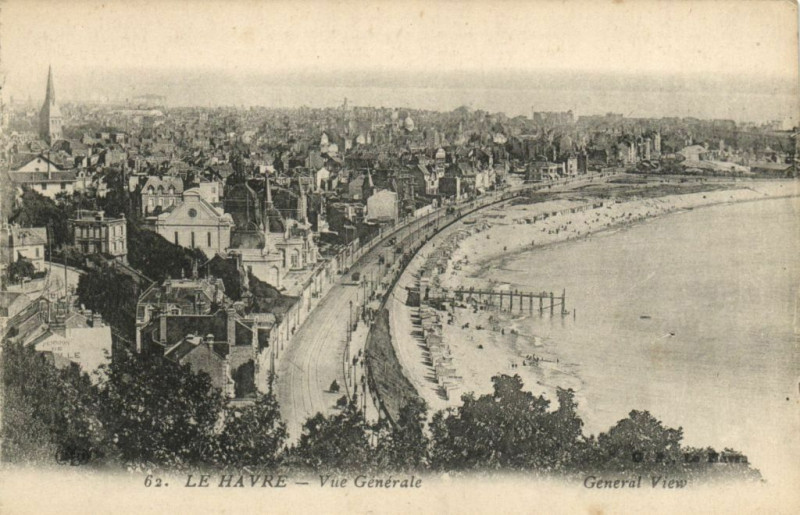 Carte postale ancienne Le Havre - Vue générale au Havre