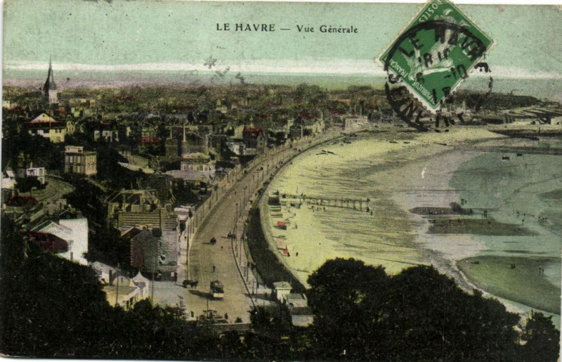 Carte postale ancienne Le Havre - Vue générale au Havre