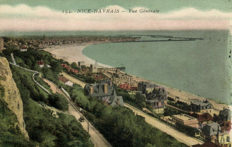 Carte postale ancienne Nice-Havrais - Vue générale