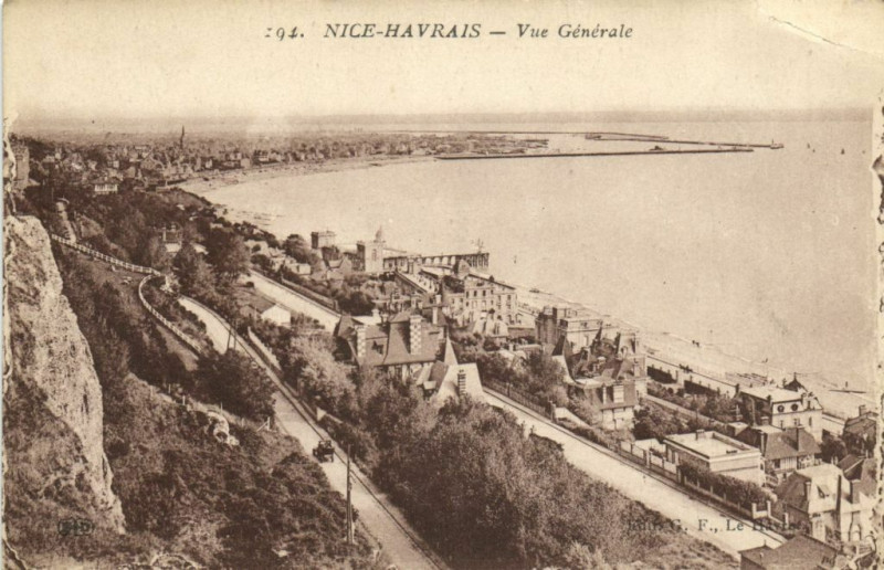 Carte postale ancienne Nice-Havrais - Vue générale