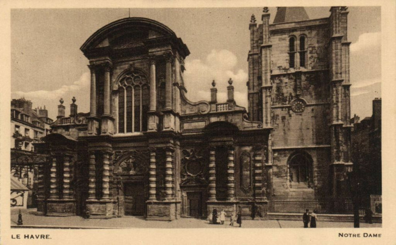 Carte postale ancienne Le Havre - Notre Dame au Havre