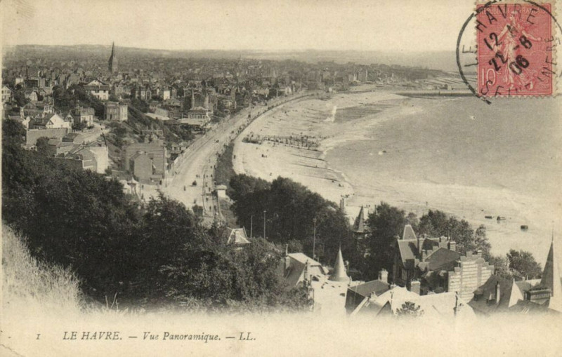 Carte postale ancienne Le Havre - Vue Panoramique au Havre