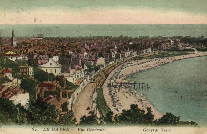 Carte postale ancienne Le Havre - Vue générale au Havre