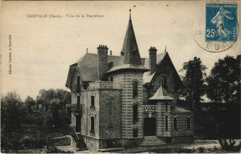 Carte postale ancienne Damville-Villa de la Pierrelaye