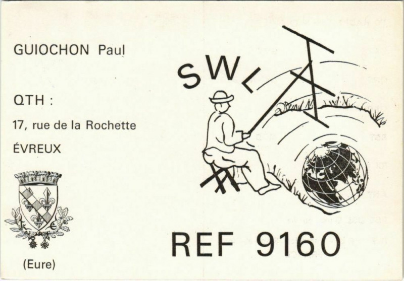 Carte postale ancienne QTH:17 rue de la Rochette-Evreux-Ref 9160 à Évreux