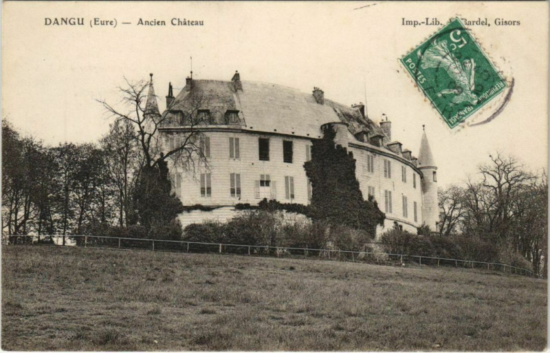 Carte postale ancienne Dangu-Ancien Chateau à Dangu