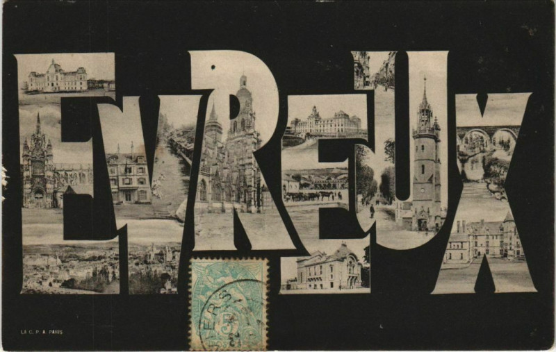 Carte postale ancienne Evreux à Évreux