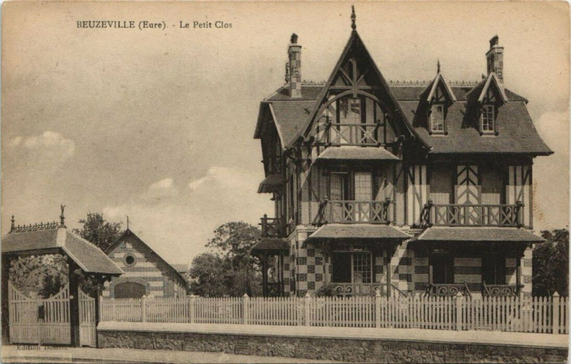 Carte postale ancienne Beuzeville-Le Petit Clos à Beuzeville