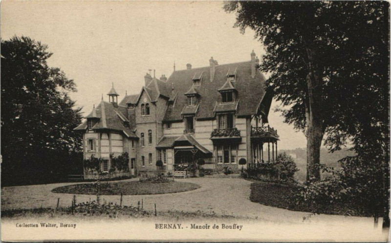 Carte postale ancienne Bernay-Manoir de Bouffey à Bernay