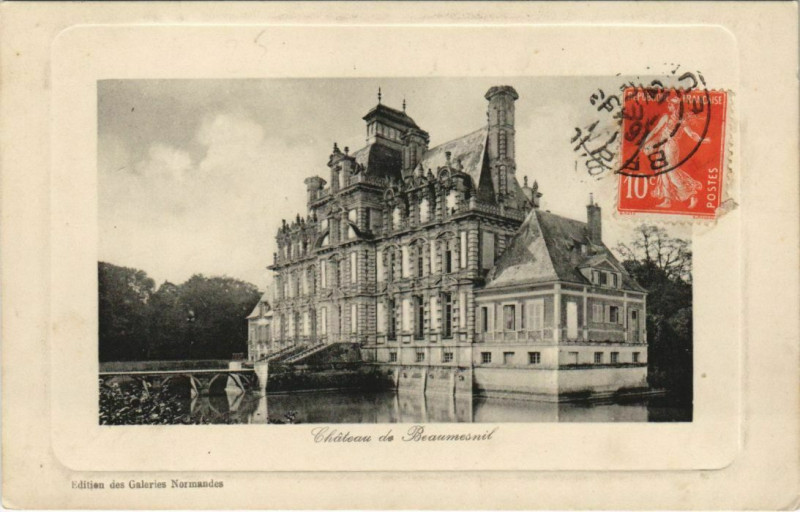 Carte postale ancienne Chateau de Beaumesnil