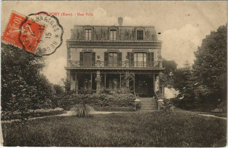 Carte postale ancienne Breulipont-Une Villa