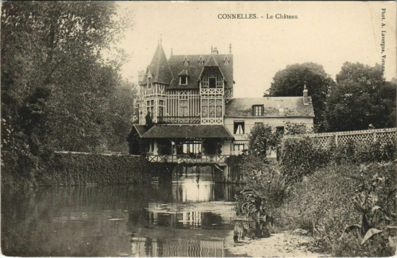Carte postale ancienne Connelles-Le Chateau à Connelles