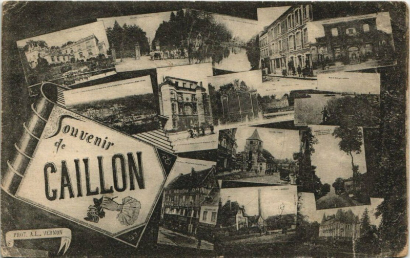 Carte postale ancienne Souvenir de Gaillon à Gaillon