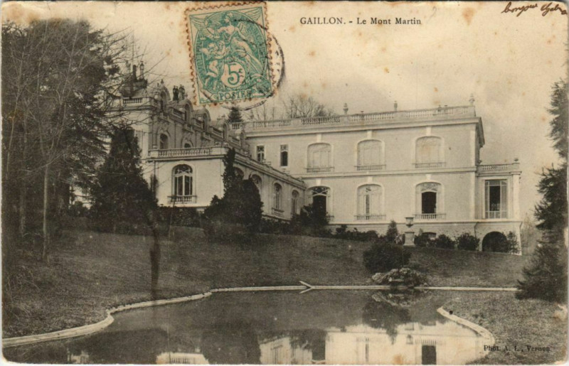 Carte postale ancienne Gaillon-Le Mont Martin à Gaillon