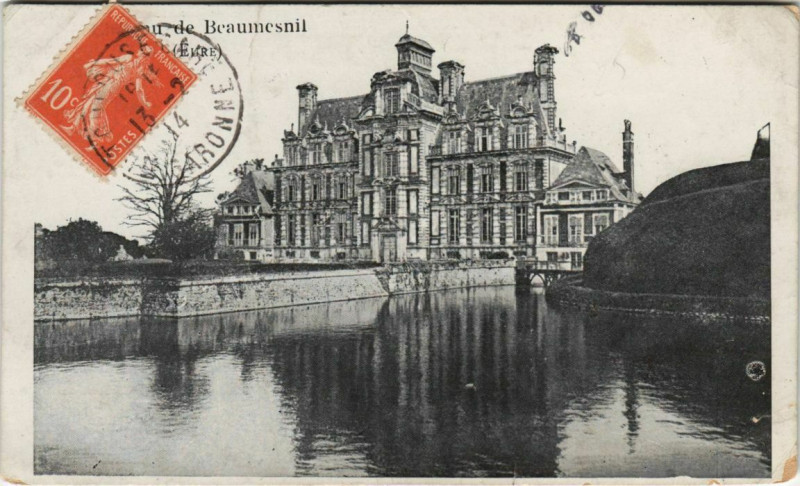 Carte postale ancienne Chateau de Beaumesnil