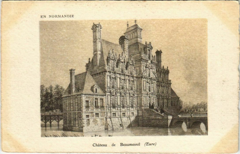 Carte postale ancienne Chateau de Beaumesnil