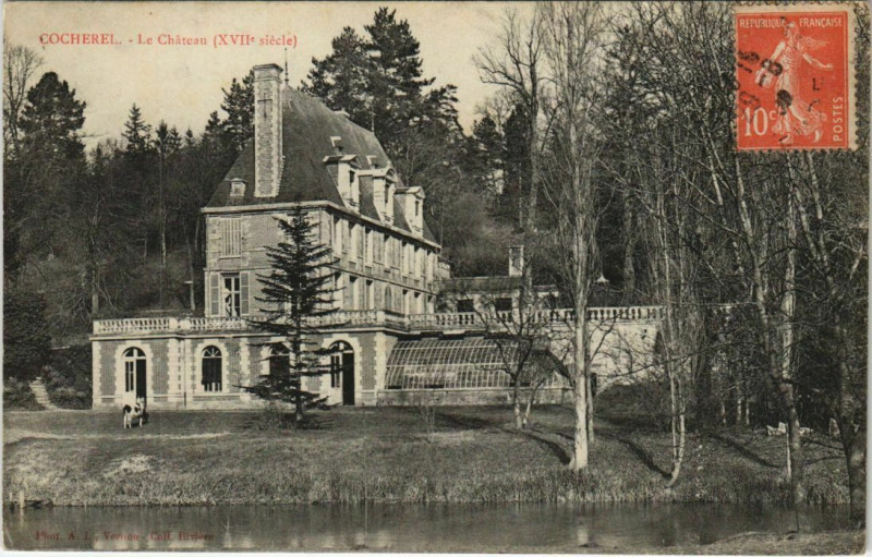 Carte postale ancienne Cocherel-Le Chateau