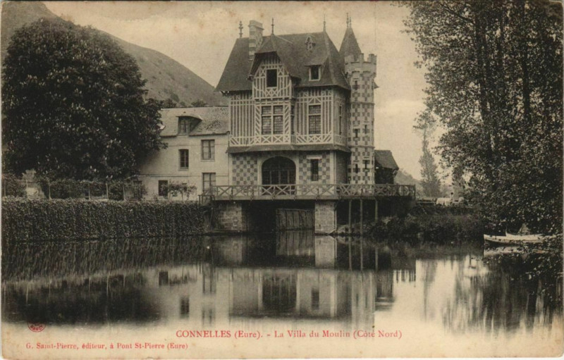 Carte postale ancienne Connelles-La Villa du Moulin à Connelles
