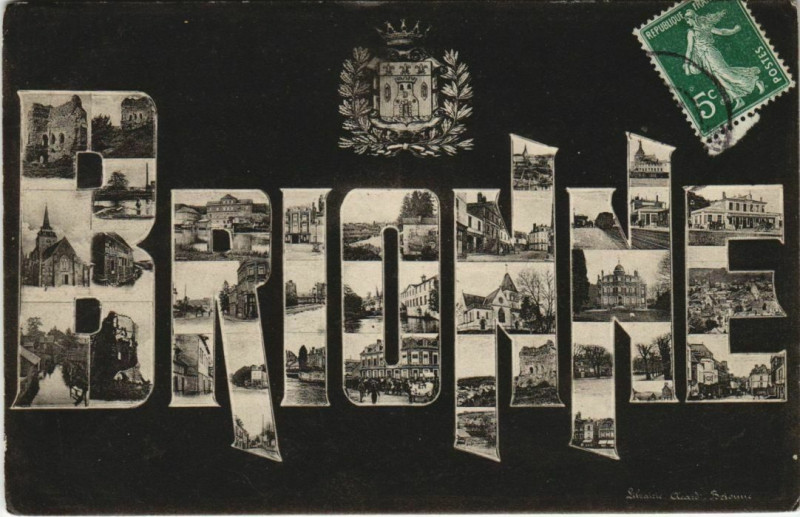 Carte postale ancienne Brionne à Brionne