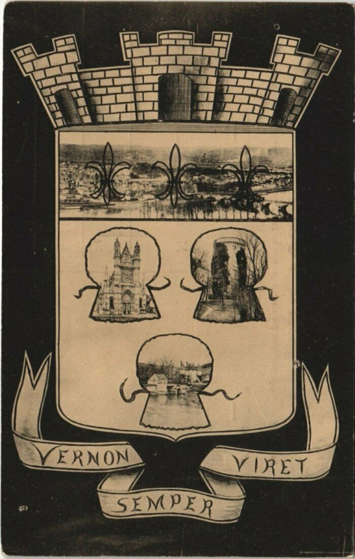 Carte postale ancienne Vernon Semper Viret à Vernon