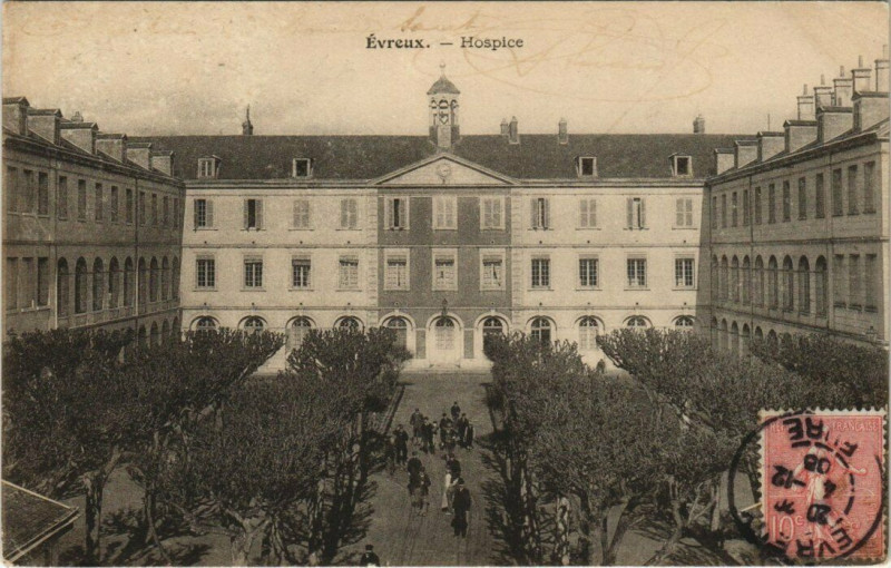 Carte postale ancienne Evreux - Hospice à Évreux