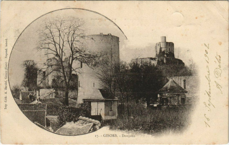 Carte postale ancienne Imp-Lith A. Bardel Gisors - Reprod interd à Gisors