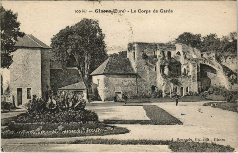 Carte postale ancienne Gisors - Le Corps de Garde à Gisors