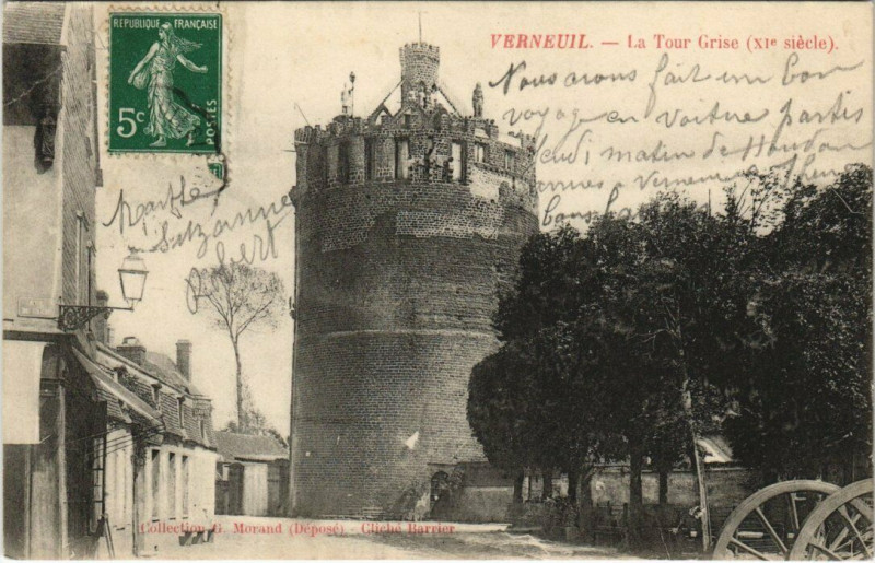 Carte postale ancienne Verneuil-La Tour Grise