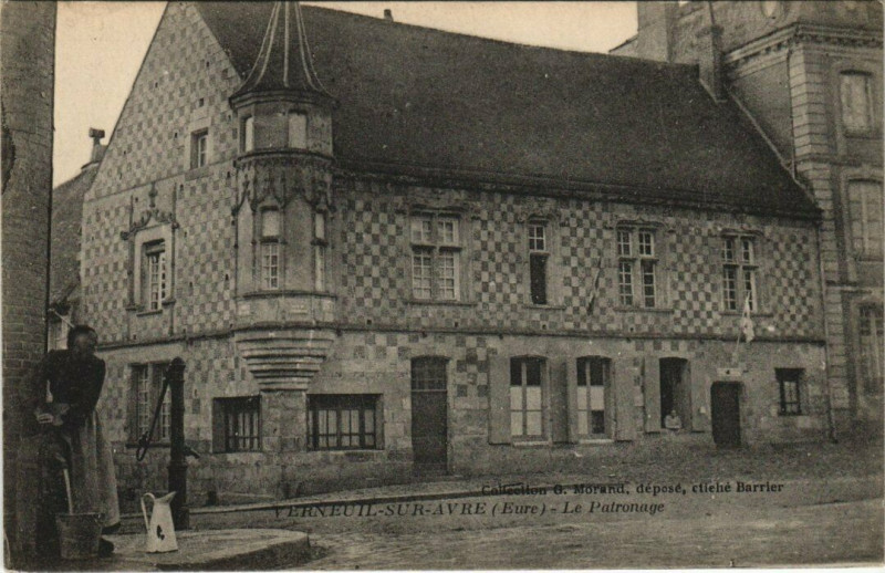 Carte postale ancienne Verneuil-sur-Avre-Le Patrogane