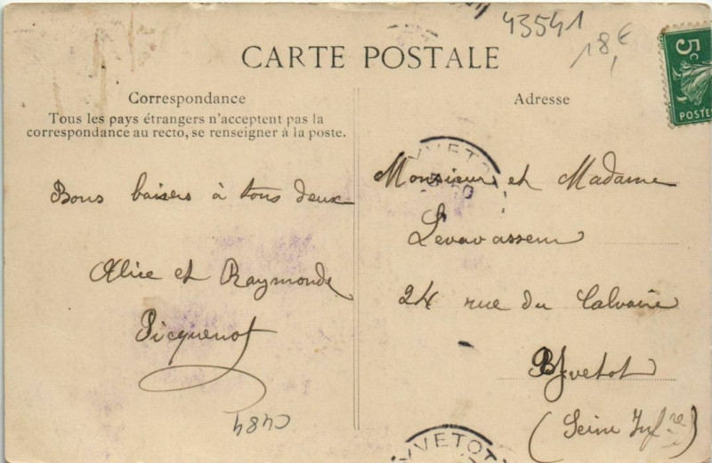 Carte postale ancienne Conches-Panorama-La Gare et le Buffet