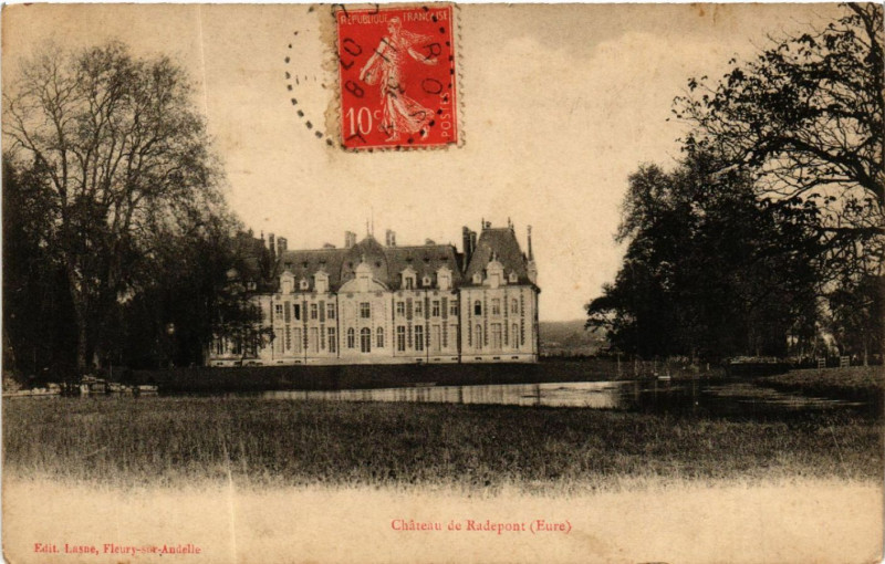 Carte postale ancienne Chateau de Radepont à Radepont
