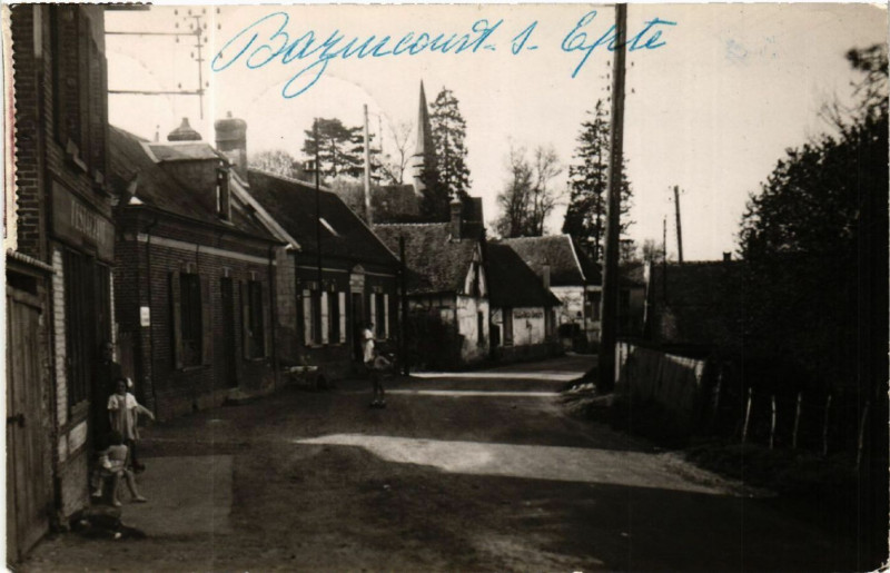 Carte postale ancienne Bazincourt sur Epte à Bazincourt-sur-Epte