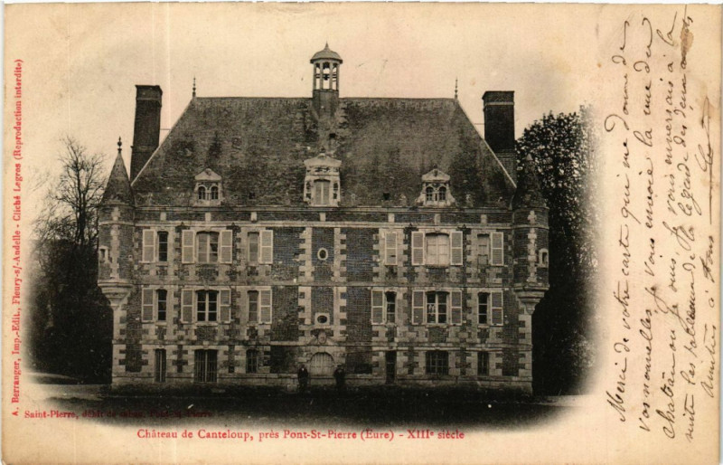 Carte postale ancienne Chateau de Canteloup