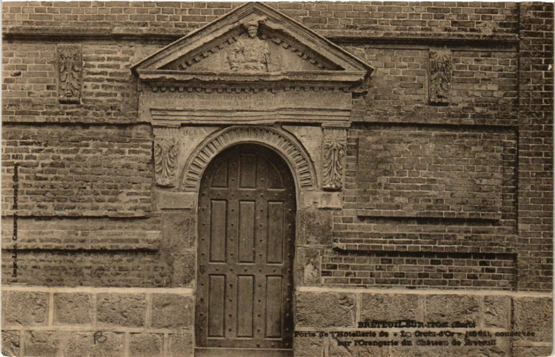 Carte postale ancienne Breteuil sur Iton à Breteuil