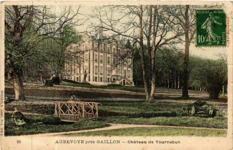 Carte postale ancienne Aubevoye pres Gaillon à Gaillon