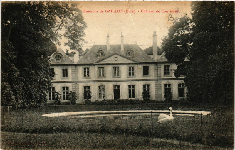 Carte postale ancienne Environs de Gaillon - Chateau de Couvicourt à Gaillon