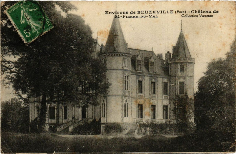Carte postale ancienne Environs de Beuzeville à Beuzeville