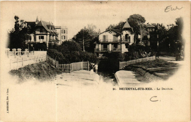 Carte postale ancienne Beuzeval sur Mer - Le Drochon