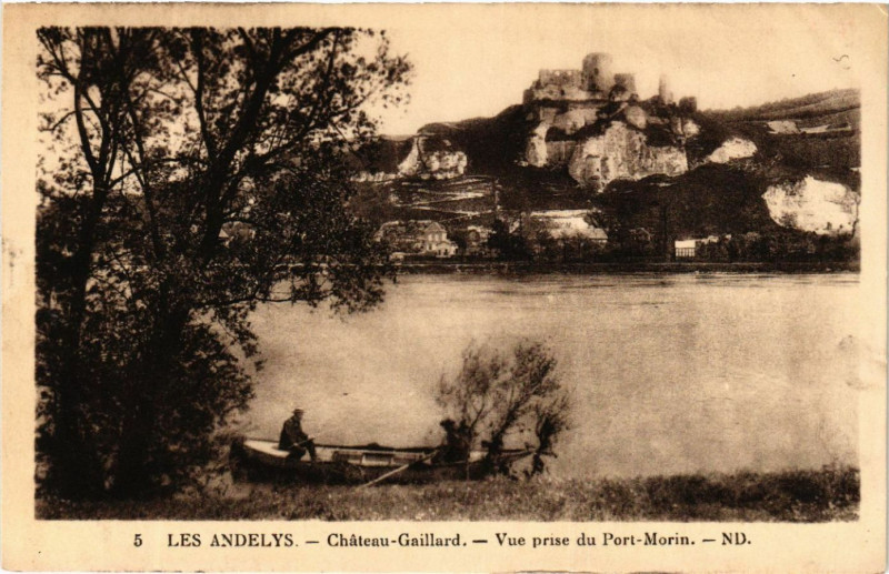 Carte postale ancienne Les Andelys - Chateau Gaillard aux Andelys