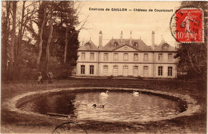 Carte postale ancienne Environs de Gaillon - Chateau de Couvicourt à Gaillon