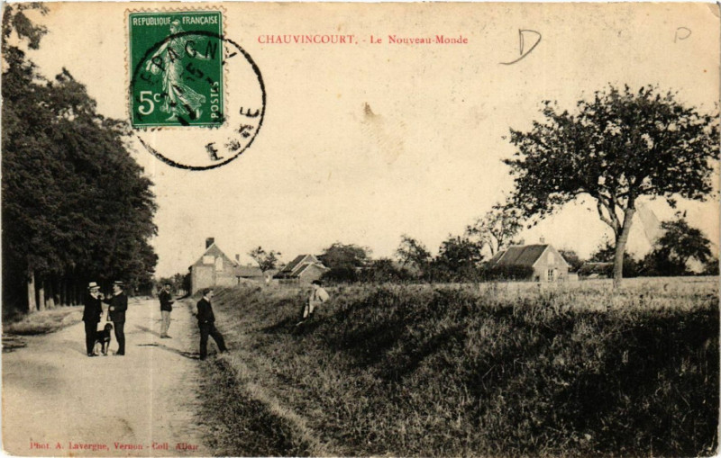 Carte postale ancienne Chauvincourt - Le Nouveau Monde