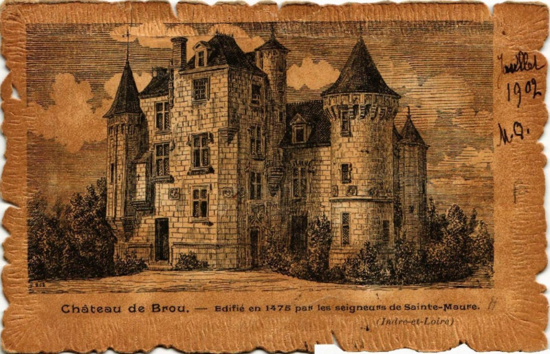 Carte postale ancienne Chateau de Brou
