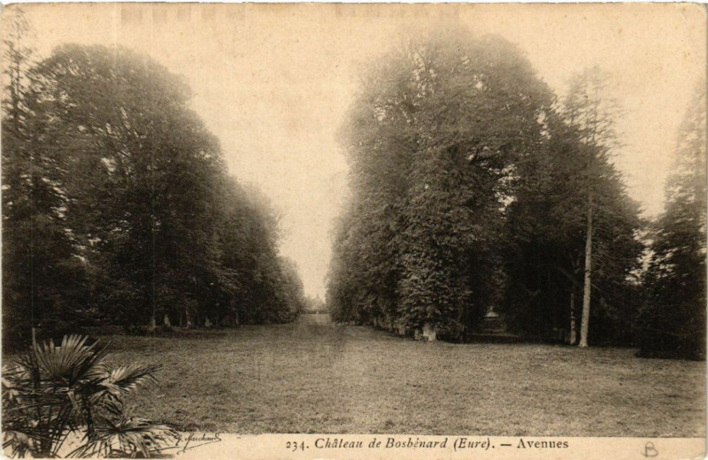 Carte postale ancienne Chateau de Bosbenard