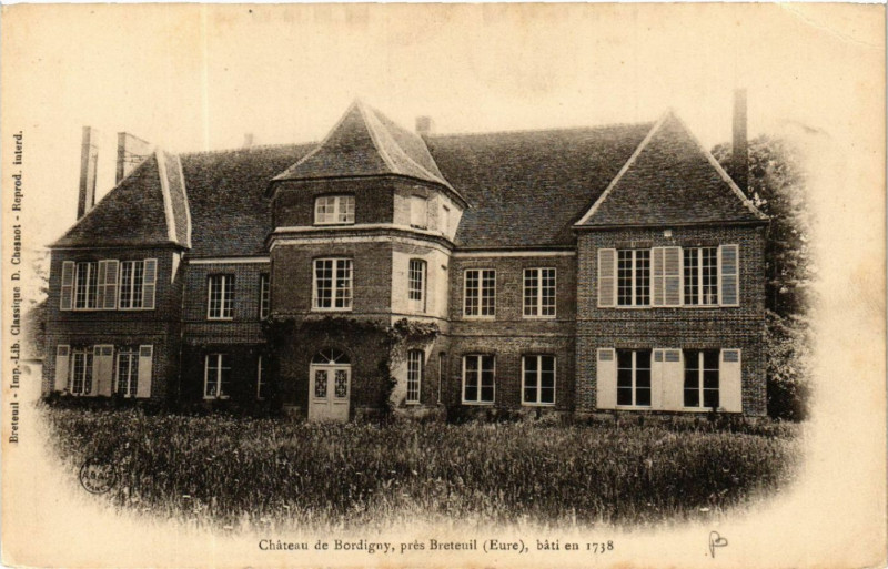 Carte postale ancienne Chateau de Bordigny