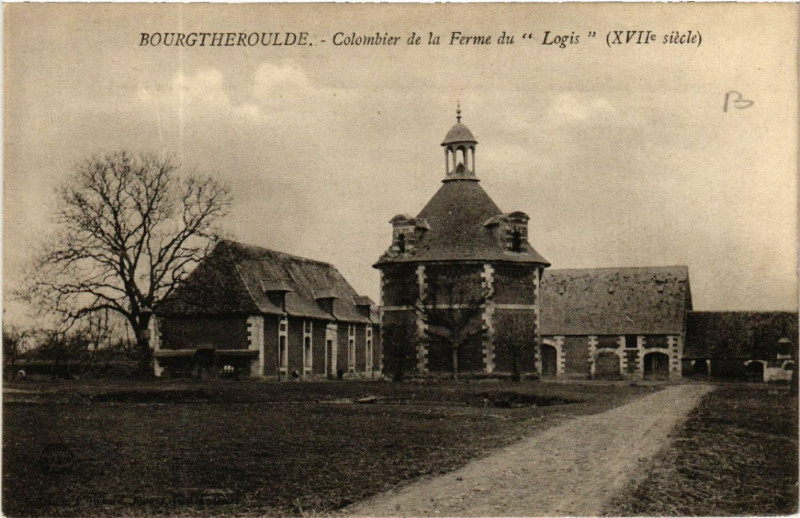 Carte postale ancienne Bourgtheroulde - Colombier de la Ferme