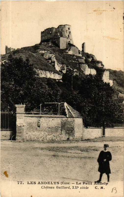 Carte postale ancienne Les Andelys - Le Petit-Andely aux Andelys
