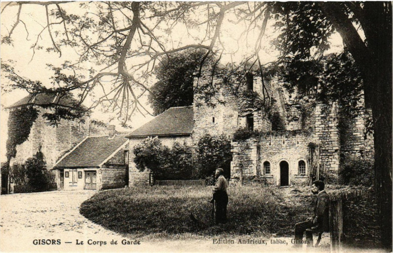 Carte postale ancienne Gisors - Le Corps de Garde à Gisors