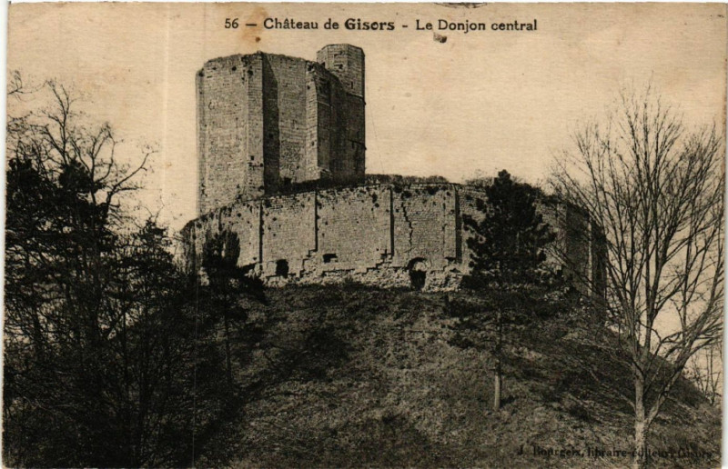 Carte postale ancienne Chateau de Gisors à Gisors