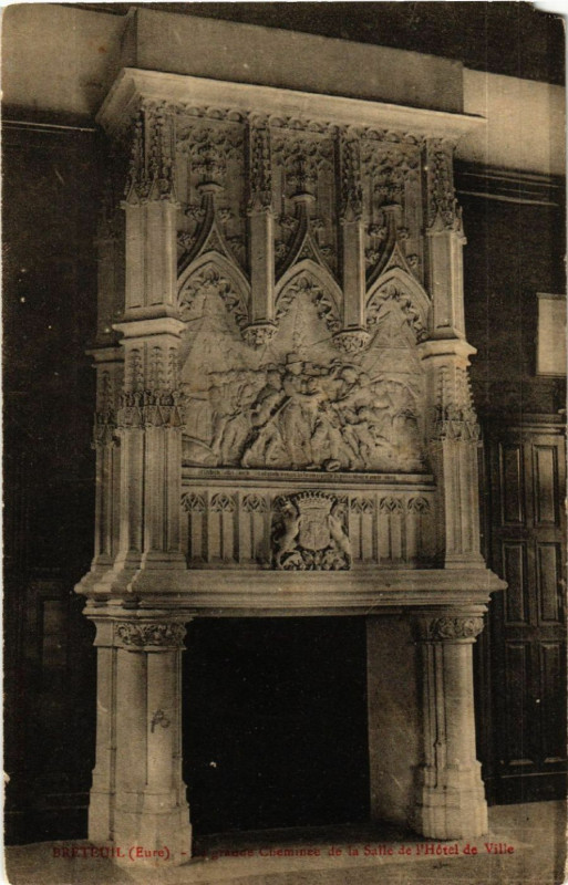 Carte postale ancienne Breteuil - La Grande Chemine à Breteuil