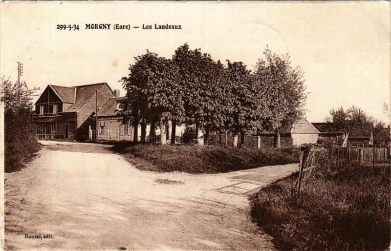 Carte postale ancienne Morgny - Les Landeaux à Morgny